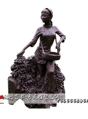 玻璃钢仿铜人物雕塑商业步行街铸铜人物铜雕美女座椅雕塑可定制做