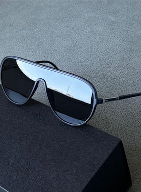 连体男士偏光太阳镜弹簧腿帅气男款墨镜运动休闲个性设计偏光镜