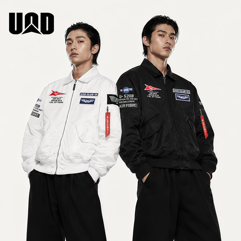 UOD bomber jacket plus size American workwear