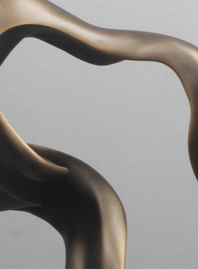 雕塑大摆件抽象艺术品摆设现代软装饰品玻璃钢家居售楼处客厅创意