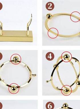 永动仪创意混沌摆件机不