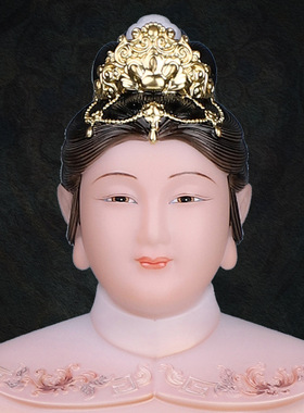 合成玉石中式佛堂装饰摆件