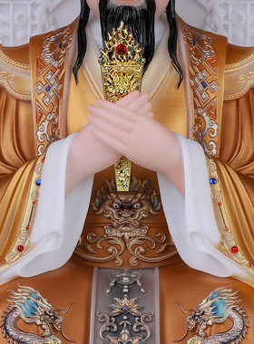 合成玉石粉中式佛堂装饰摆件