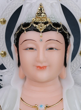 合成石粉中式佛堂装饰摆件