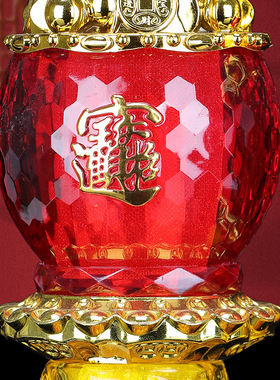 亚克力、玻璃中式佛堂装饰摆件