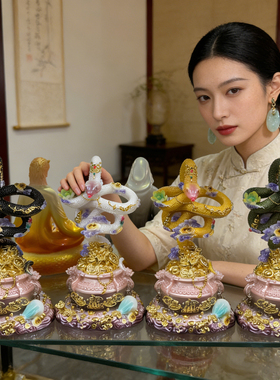 常仙蟒蛇真身像摆件堂口神像常仙太爷爷真身像东北四大家族