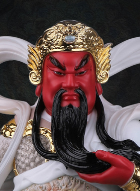 合成玉石粉中式佛堂装饰摆件