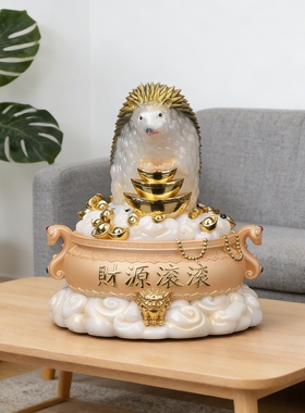 白家仙吉祥物像体摆件刺猬真身东北五大仙神像佛堂口家用原创摆饰