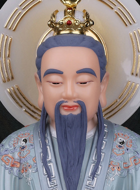合成玉石粉中式佛堂装饰摆件