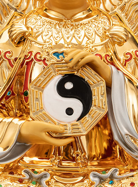 铜中式佛堂无生老母像体装饰摆件