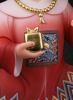 合成玉石粉中式佛堂装饰摆件