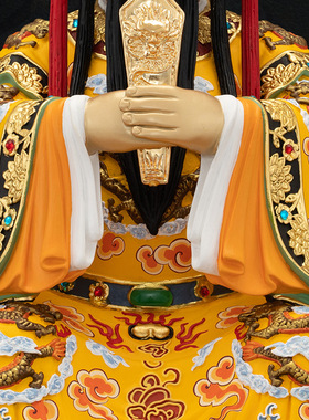 铜中式佛堂台湾铜鎏金龙装饰摆件