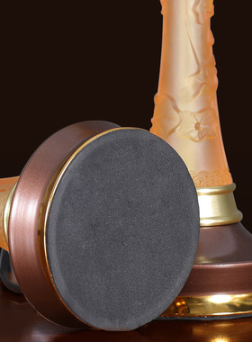 中式佛堂led七彩琉璃莲装饰摆件