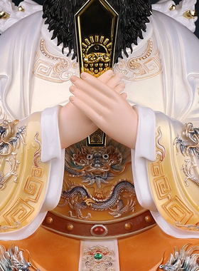 树脂中式佛堂四海龙王神装饰摆件