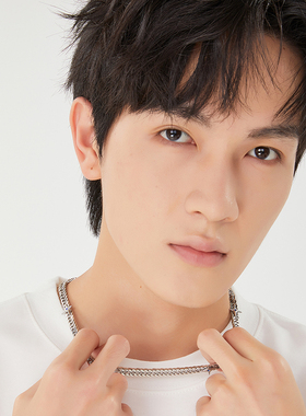 DH7四芒星古巴项链男款轻奢小众高级感百搭时尚锁骨链毛衣链女潮