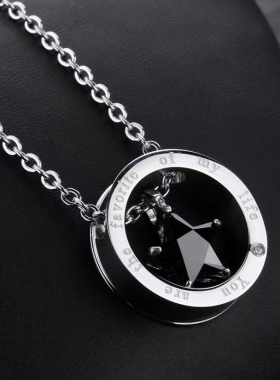 DH7五角星吊坠男情侣项链女轻奢小众精致高级感设计潮流首饰饰品