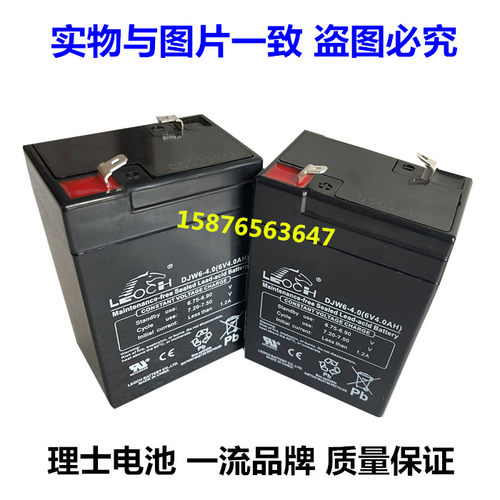 DJW6-4.5 促销LEOCH理士蓄电池 6V4.5AH太阳能灯电子秤台秤电池 - 图2