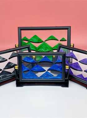 极速创意旋转3D小山丘流沙画摆件卧室客厅送O朋友礼物解压方形工