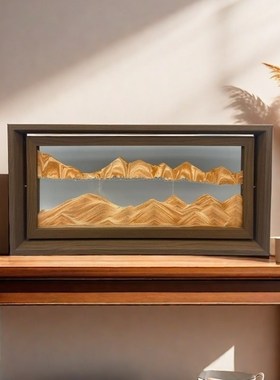 极速高颜值相框流沙画摆件轻奢精致客厅办公室家居装Y饰品艺术生