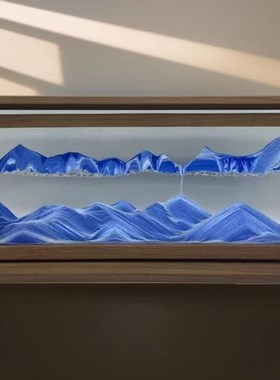 极速新款相e框流沙画解压摆件客厅玄关酒柜电视柜办公桌轻奢家居