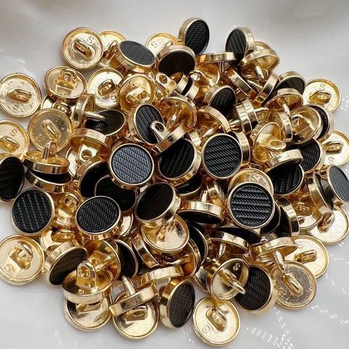 纹路电镀点油金属纽扣男女衬衣纽扣衬衫长袖短金属小扣子衬衫纽扣 - 图2