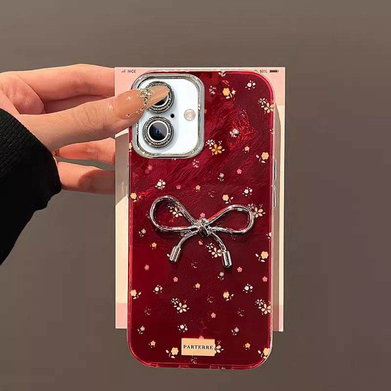 适用苹果16手机壳iPhone15Promax新年款ip14精孔13冰川纹12全包11带镜头膜Xsmax防摔保护套8plus蝴蝶结Se2硬6,淘宝优惠券,粉丝福利购,淘宝优惠卷