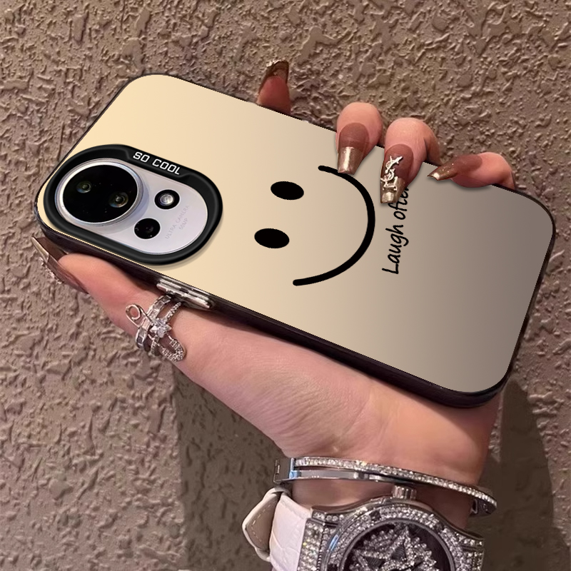 适用华为NOVA12手机壳HUAWEI新款男nova11se高级感nova10全包nova9活力板nova7se防摔6保护套5PRO开心ins笑脸