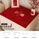 Newly-wedding and festive wedding room layout bedside table cushion cover cloth