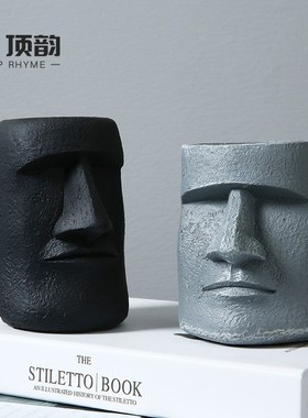 北欧艺术石像装饰创意摆件家居z饰品摆设客厅现代简约软装落地大