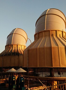 .4米玻璃钢冷却k塔弯头水塔降噪方形水塔风筒 圆形水塔导风筒