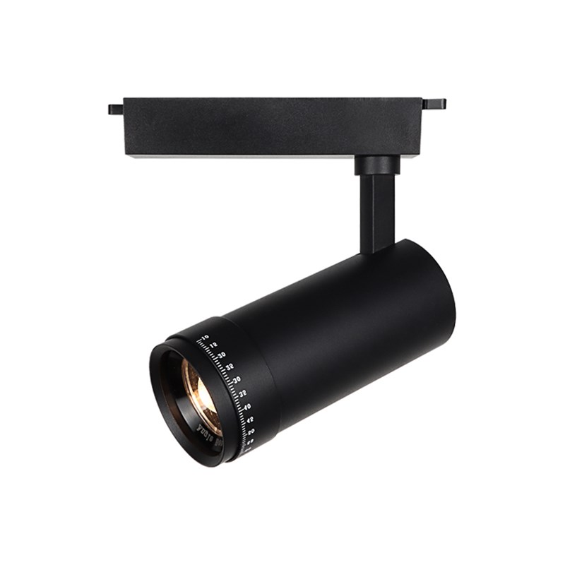 调焦LED轨道射灯博物馆美术馆展厅照字画轨道灯 背景墙服装店射灯 - 图2