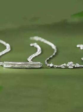 桔梗花情侣男女定情手环