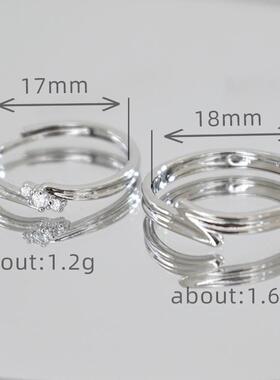 简约个性高级感飞珣情侣戒指