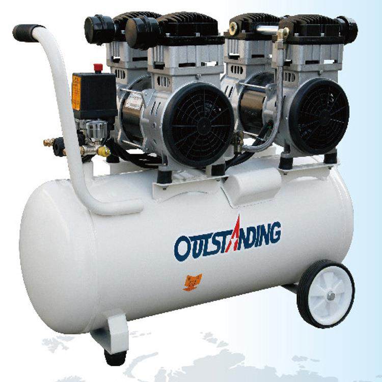 空压机2*1100W60L小型静音无油打气泵220v装修木工喷漆气泵,淘宝优惠券,粉丝福利购,淘宝优惠卷