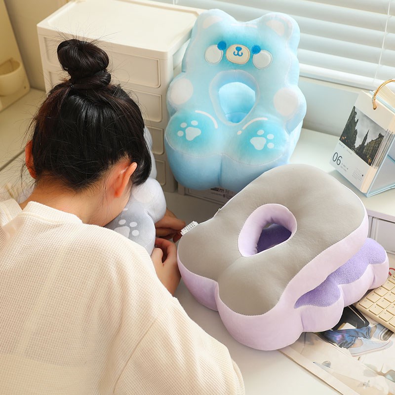儿童午睡枕午休神器小学生趴睡枕教室桌上趴枕抱枕女生睡觉枕头夏 - 图2