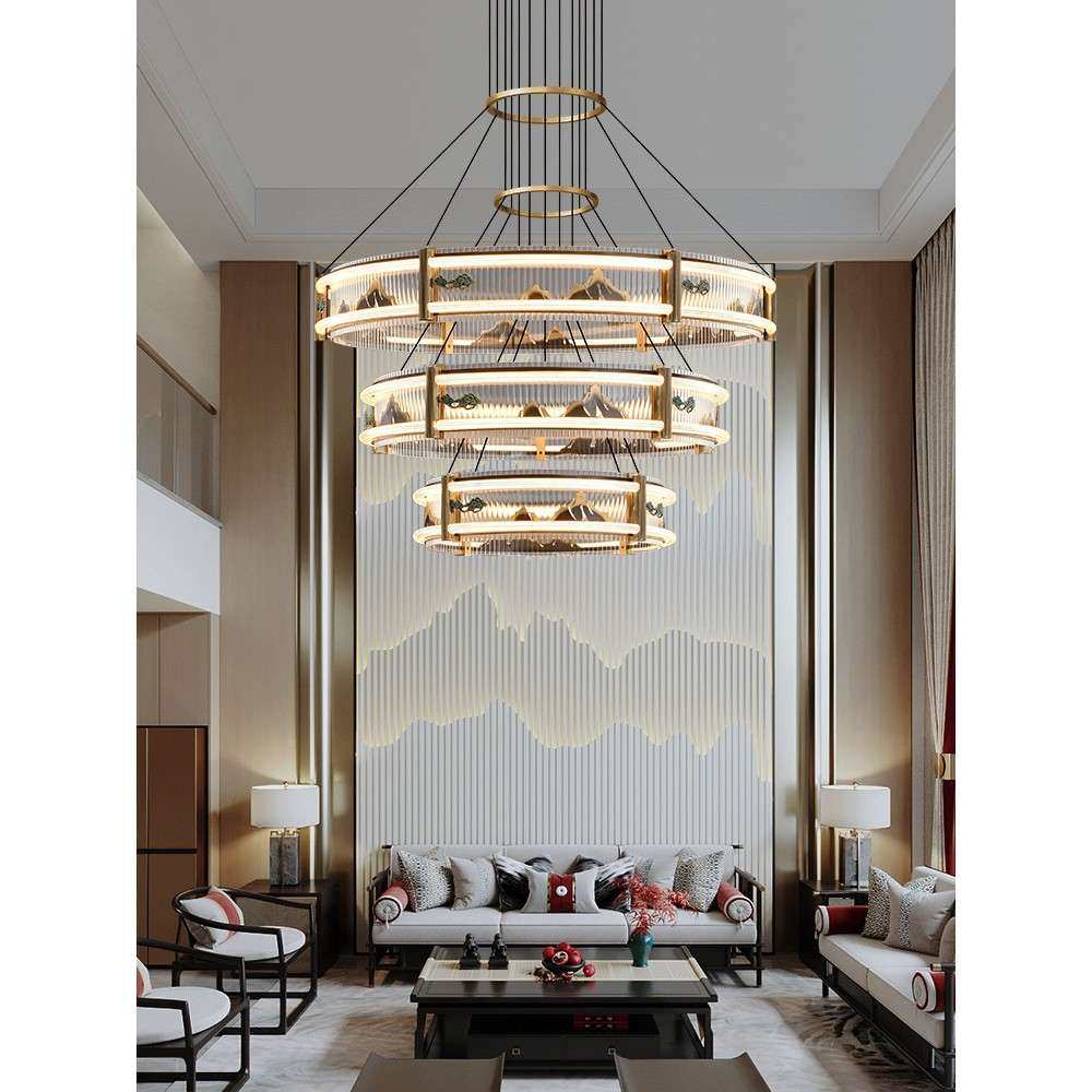 城逸新中灯客厅灯吊灯复古中国式风全铜迎客松餐厅主728卧室书房,淘宝优惠券,粉丝福利购,淘宝优惠卷