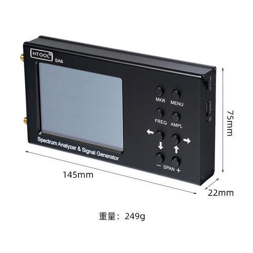 SA6手持频谱分析仪Wi-Fi CDMA实验室35-6200Mhz无线信号6G测试仪 - 图3