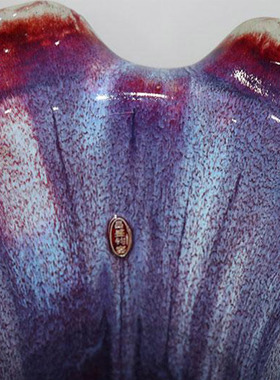 河南禹州神垕钧瓷落地门口超大号摆件双龙戏珠瓶窑变大厅大堂花瓶