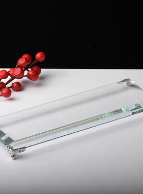 水晶玻璃底座禅意手办底首饰