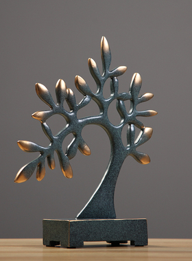 北欧摇钱树摆件招财家居客厅酒柜装饰品玄关电视柜摆设创意发财树