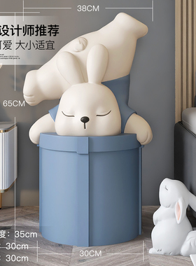兔子落地摆件家居饰品大型客厅装饰沙发电视柜2023兔年新年礼物