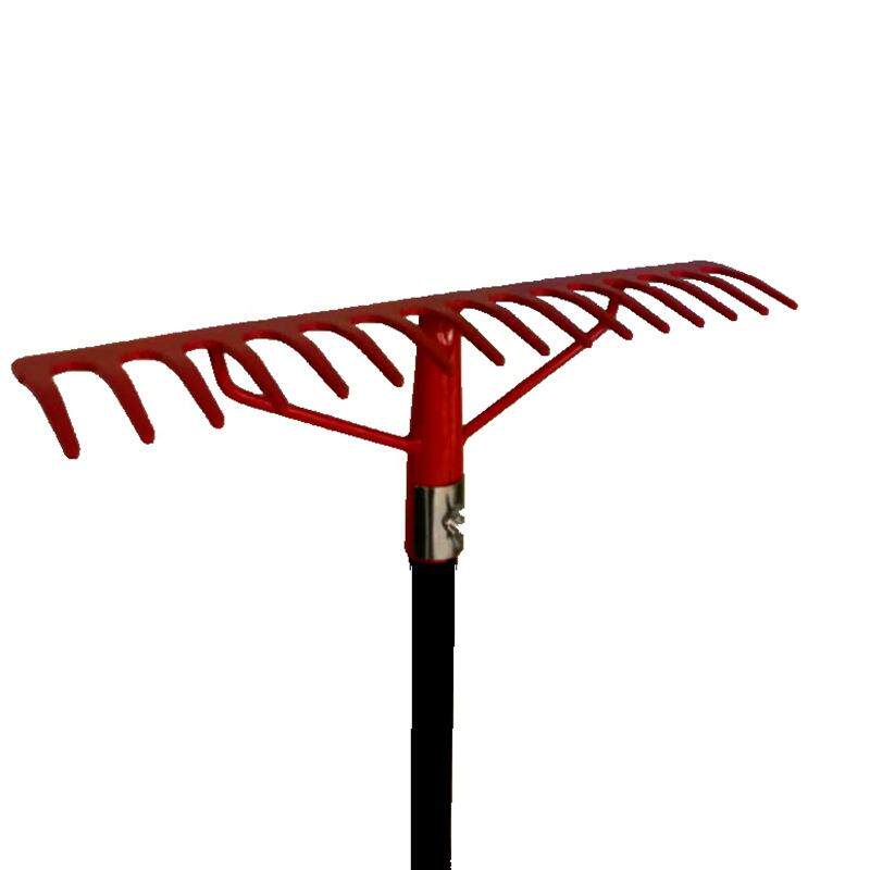 KOTESO开拓者KT806金属园林土耙子 1.4米钢管16齿钉耙 整地松土 - 图0