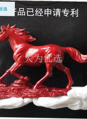 邮马摆件工艺品摆设m十二生肖金马摆件招财风水马上有钱摆件礼品.