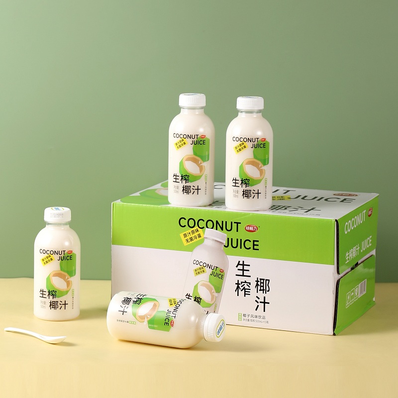 味畅力生榨椰汁500ml*15瓶原装整箱椰奶椰子汁椰香浓郁爽口好饮料