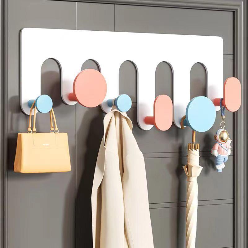 门后磁吸挂钩防盗门入户门挂衣钩冰箱强磁磁吸式大门磁吸收纳 - 图0