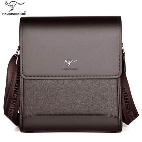 潮牌男包单肩斜挎包休闲皮包翻盖通勤包大容量时尚商务小背包新款 - 图2