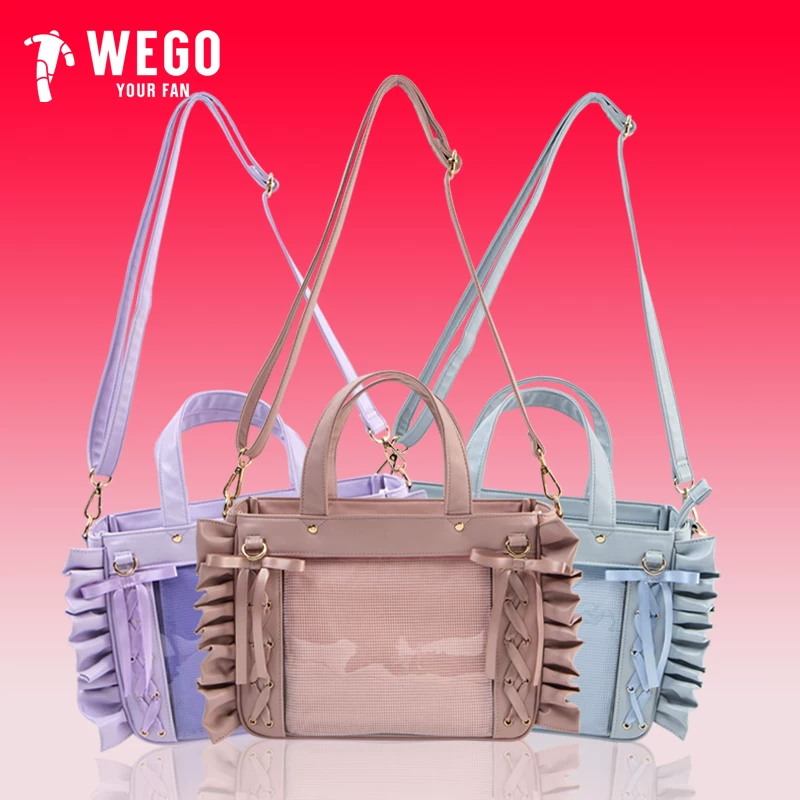 WEGO рюшевые сумка-краб через плечо женская двухмерная маленькая сумка для еды боли культурная проса милет