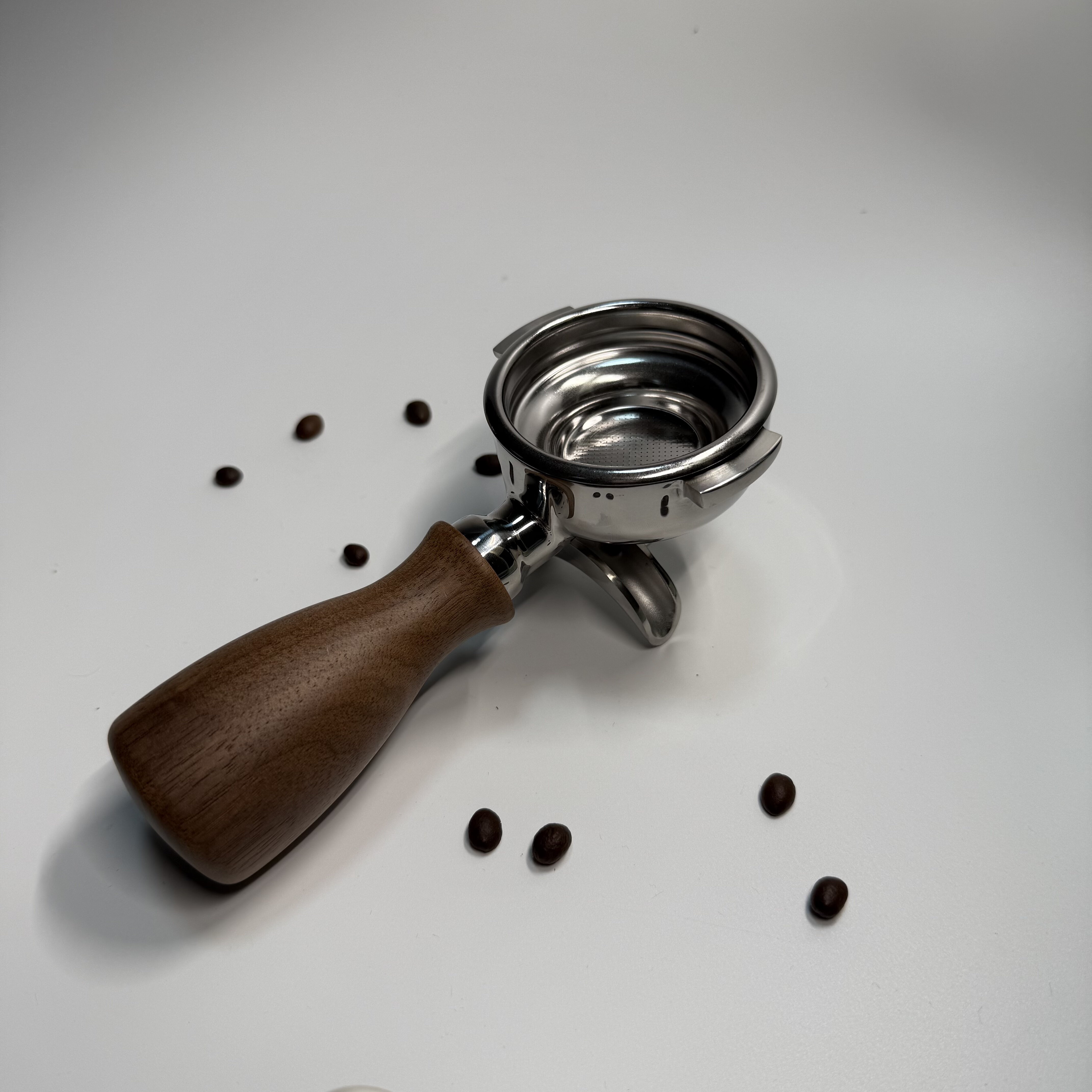 58mm有/无底 格米莱E61百胜图v1咖啡机手柄E61适配爱宝/惠家吉诺 - 图3