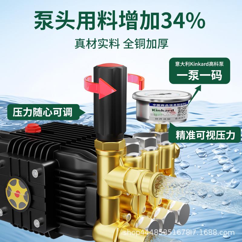 洗车机高压水枪壁挂式工业商用220V清洗机大功率洗地机洗车店神器 - 图1