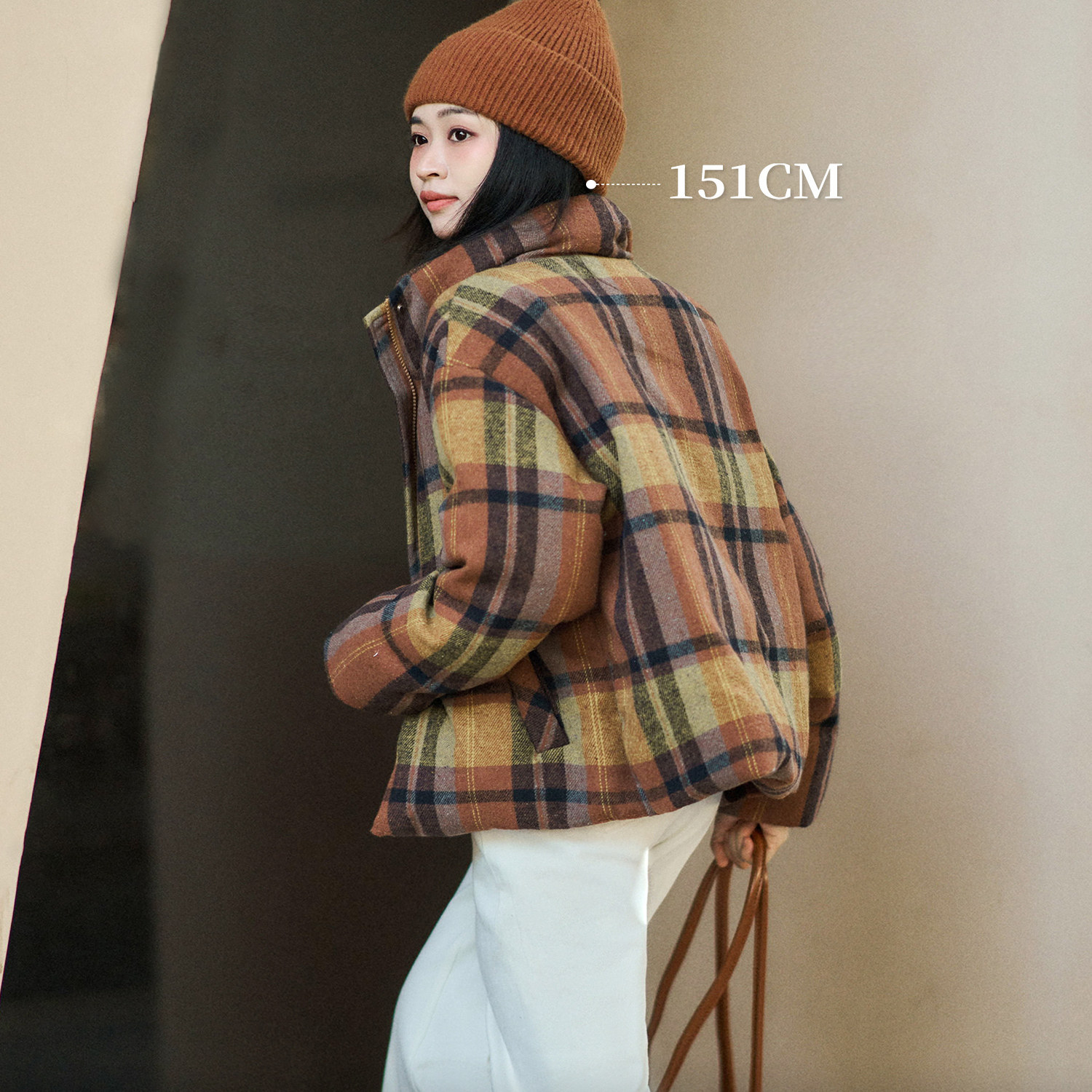 柒量一裁百小个子加绒橘色棉服外套巨好看的初冬外套女装秋冬3495,淘宝优惠券,粉丝福利购,淘宝优惠卷